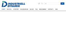 Tablet Screenshot of industrielldynamik.se